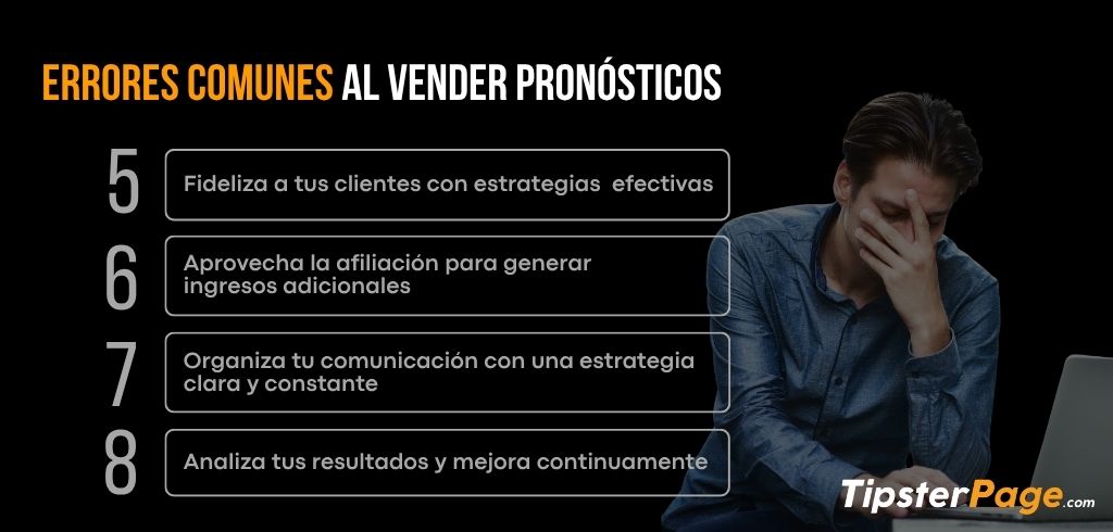 errores como tipster al vender pronósticos